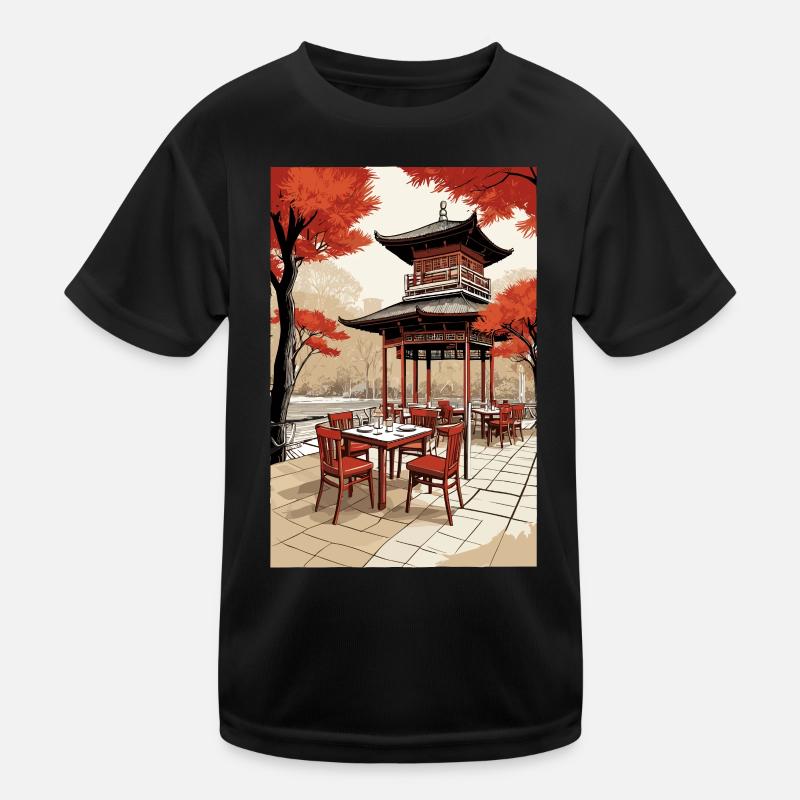 Asian Coffee Kids Functional T-Shirt