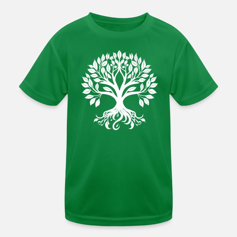 Baum des Lebens, Baumsymbol, Baumlogo Kinder Funktions-T-Shirt