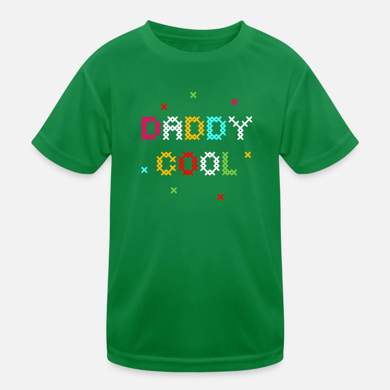 Colorful Cross Stitch Creativity Kids Functional T-Shirt