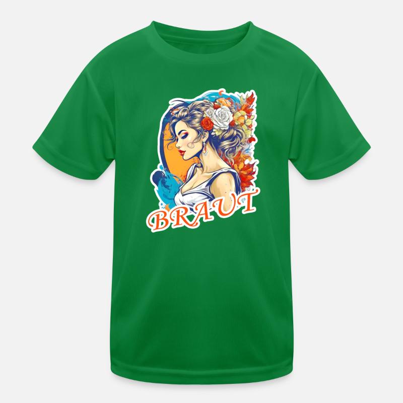 Braut Kinder Funktions-T-Shirt