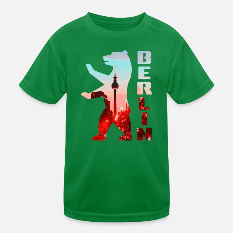 Berliner Bär Kinder Funktions-T-Shirt