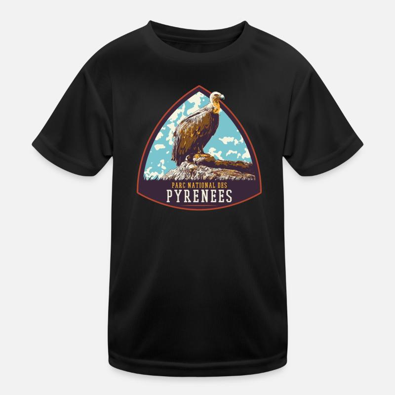 Geierabzeichen, Pyrenäenpark: Geschützte Natur Kinder Funktions-T-Shirt