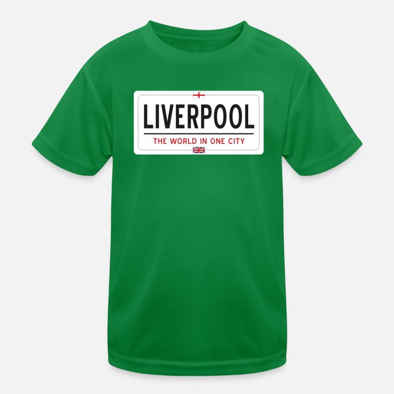Name der Stadt Liverpool Kinder Funktions-T-Shirt