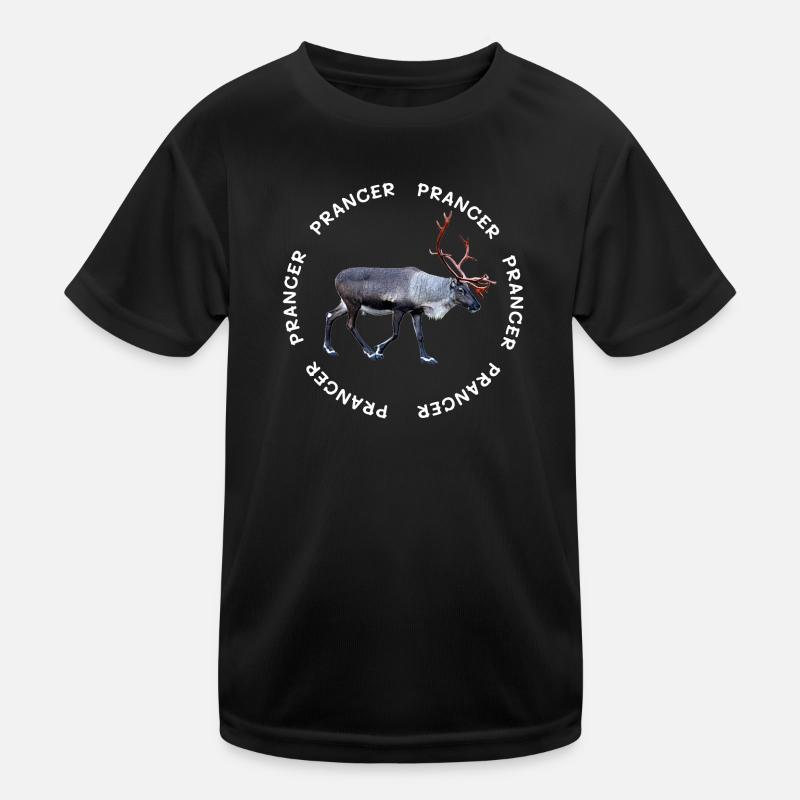 PRANCER - Kinder Funktions-T-Shirt - Schwarz