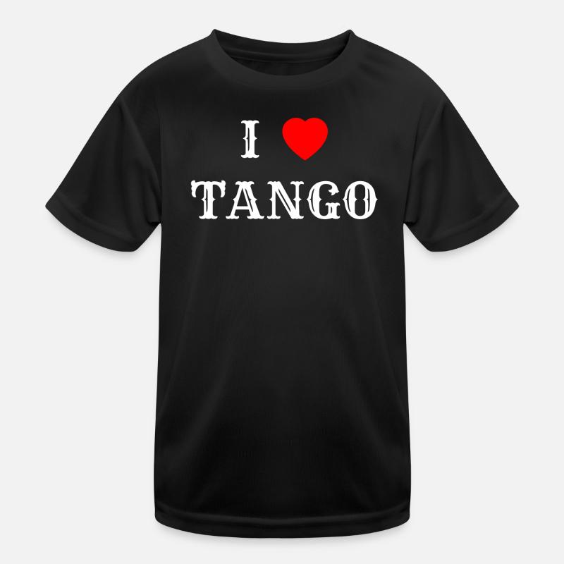 Ich liebe Tango Kinder Funktions-T-Shirt