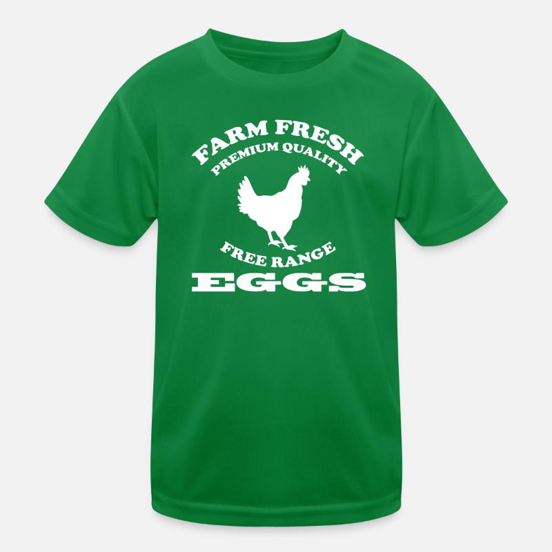 Eggs Kids Functional T-Shirt