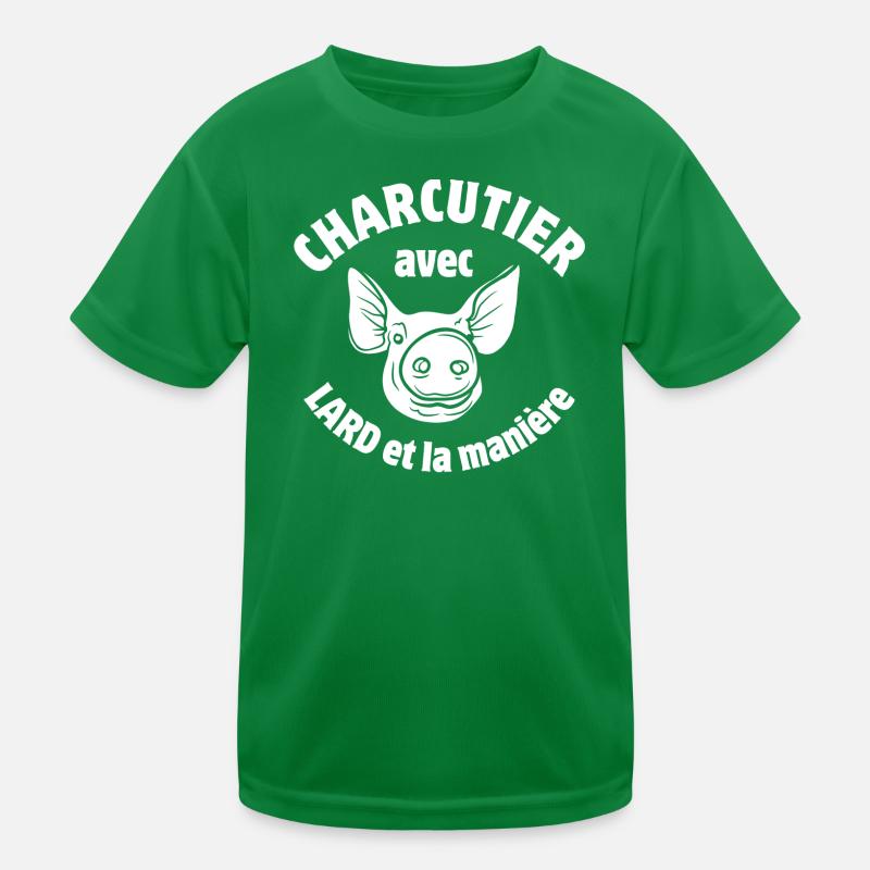 cochon, charcutier, jambon T-shirt sport Enfant
