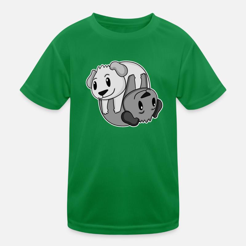 Chien de signe Yin Yang T-shirt sport Enfant