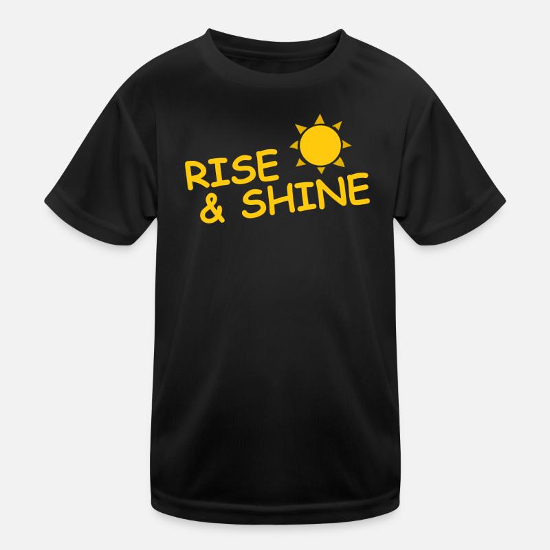RISE & SHINE Kids Functional T-Shirt