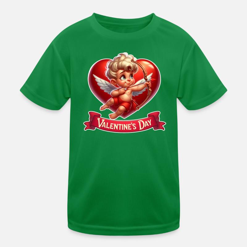 Valentinstag Kinder Funktions-T-Shirt
