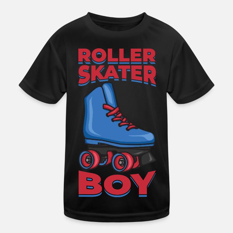 Rollerskates Junge Kinder Funktions-T-Shirt