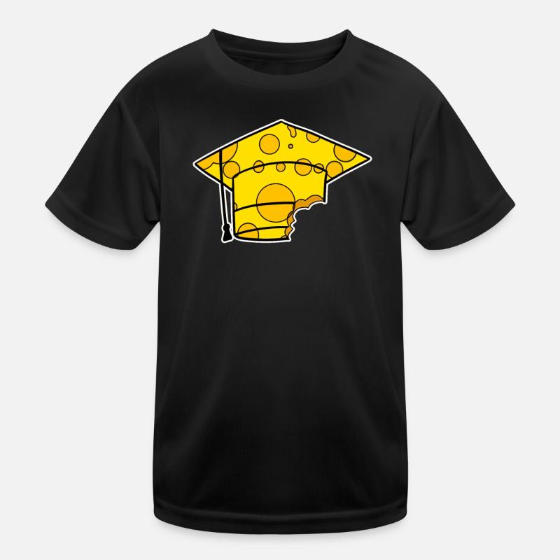 Studium Abschluss Absolventenkappe Kinder Funktions-T-Shirt