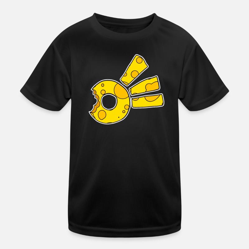 Cheese Comet Symbol Kids Functional T-Shirt