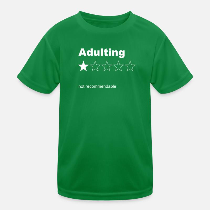 L’âge adulte n’est pas recommandable T-shirt sport Enfant
