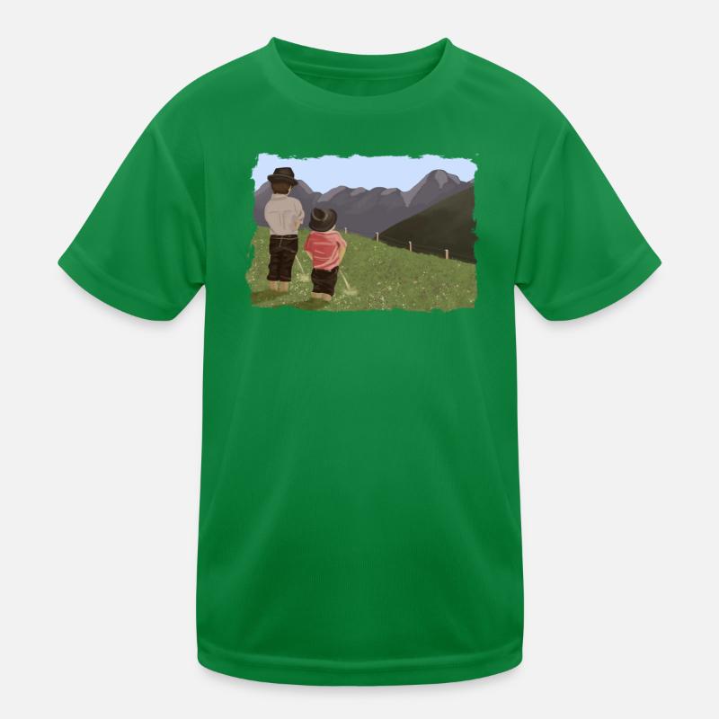Biesler mit Aussicht Kinder Funktions-T-Shirt