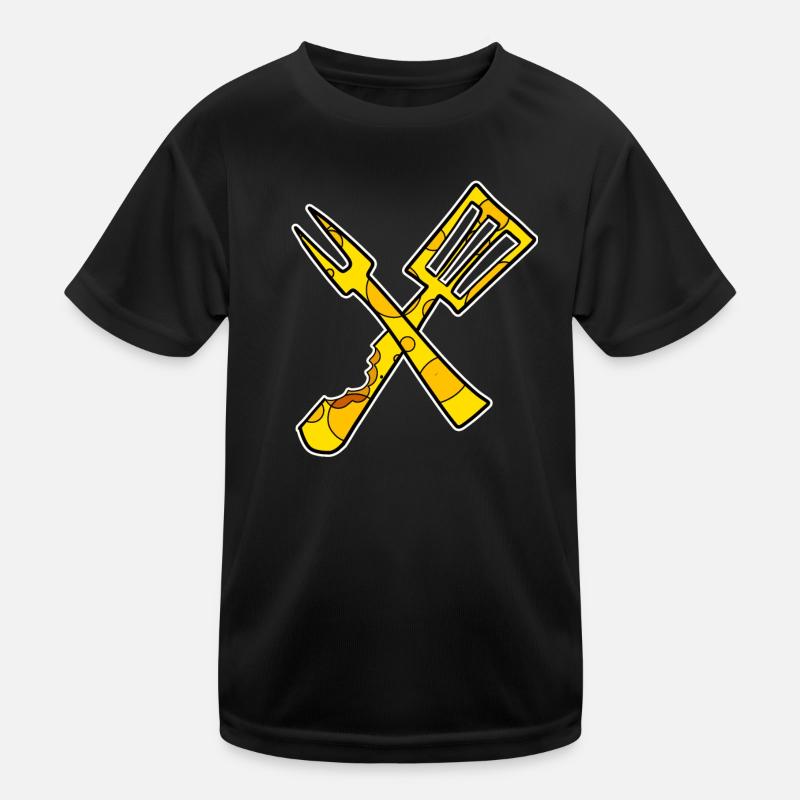 Chef Cooking Restaurant Kids Functional T-Shirt