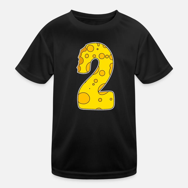 Number 2 - Two - Second Kids Functional T-Shirt