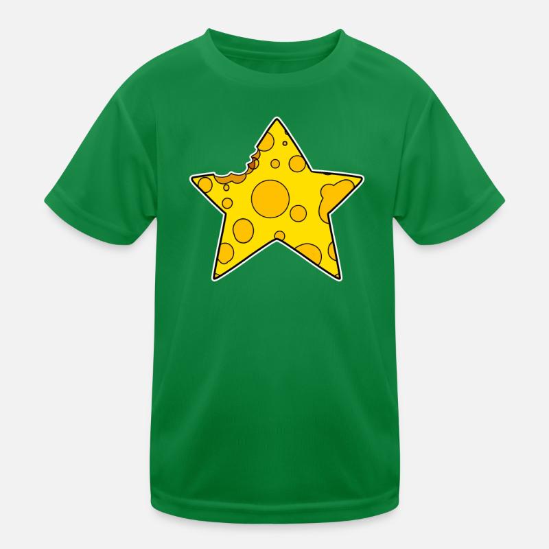 Käse Stern Kinder Funktions-T-Shirt