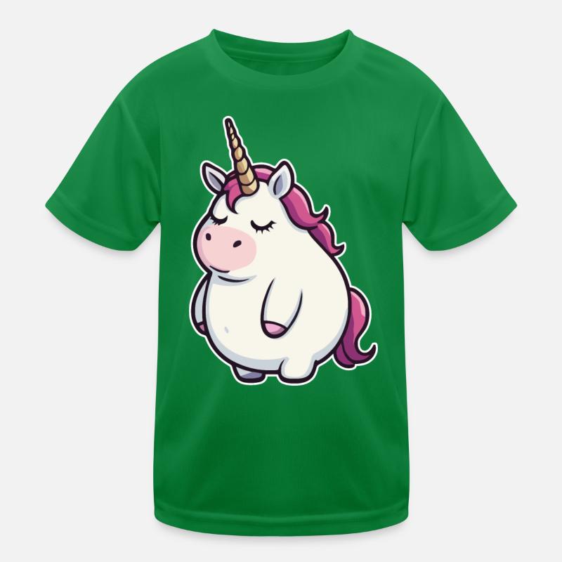 Funny Unicorn Kids Functional T-Shirt