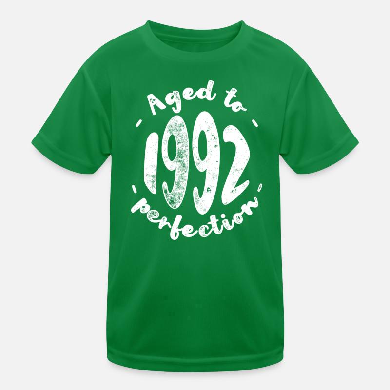 Gealtert bis 1992 Perfektion Kinder Funktions-T-Shirt