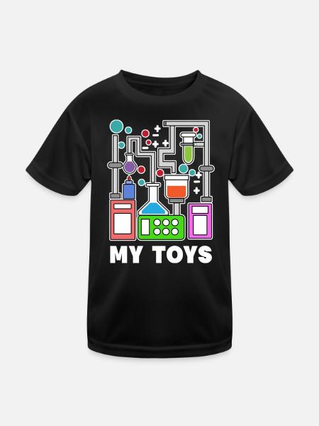 Vorgesetzter Job Karriere Statement Wissenschafter - Kinder Funktions-T-Shirt - Schwarz - Vorne