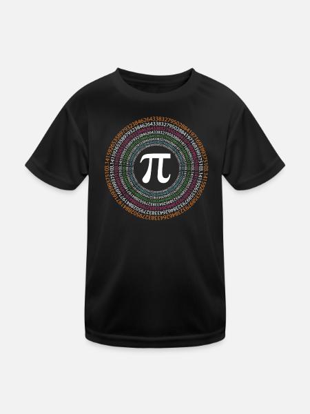 Pi Day - Happy Pi Day - Kids Functional T-Shirt - black - Front