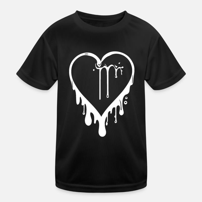 Molten Graffiti Heart "The Great Love" Kids Functional T-Shirt