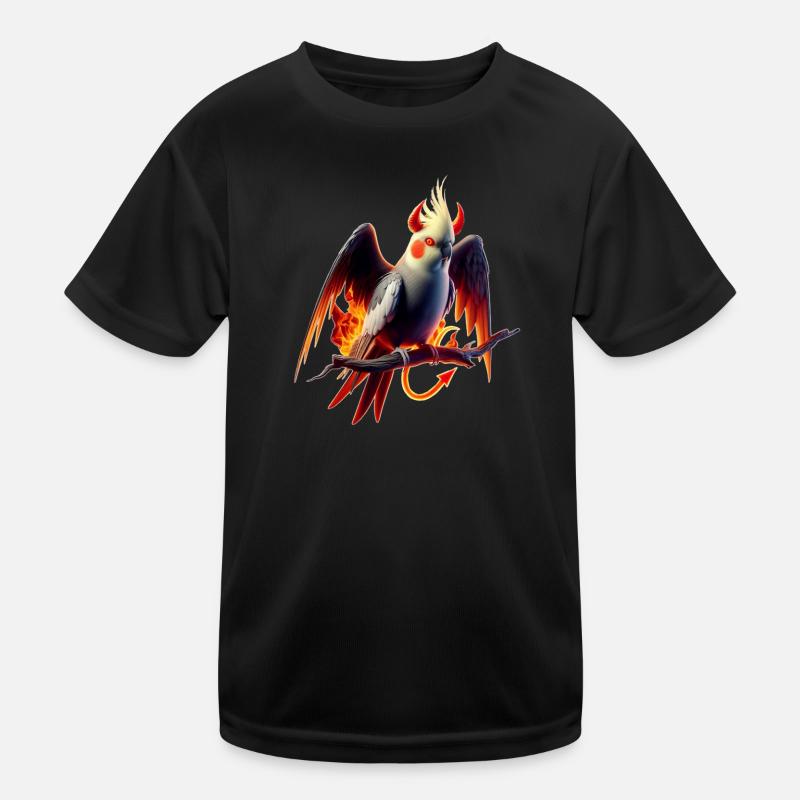 Devil Nymph (02) - Kids Functional T-Shirt - black