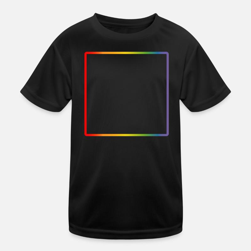 Rainbow Frame LGBT DEMO Kids Functional T-Shirt