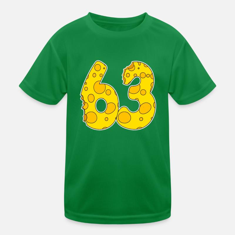 63 ans de Lustig Käse T-shirt sport Enfant