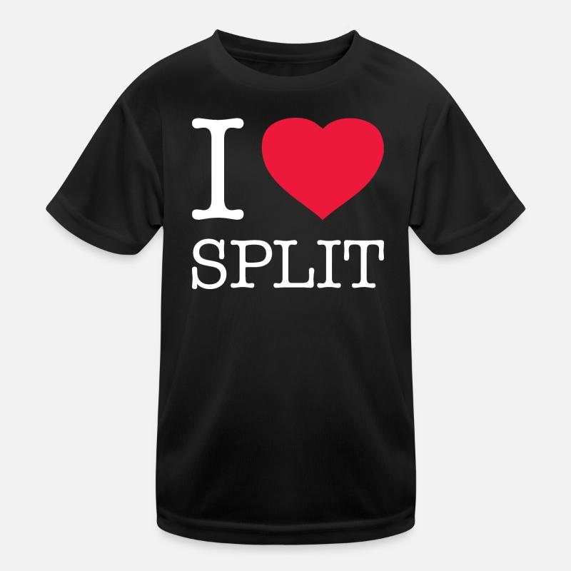 I LOVE SPLIT Croatia Kroatien Kids Functional T-Shirt