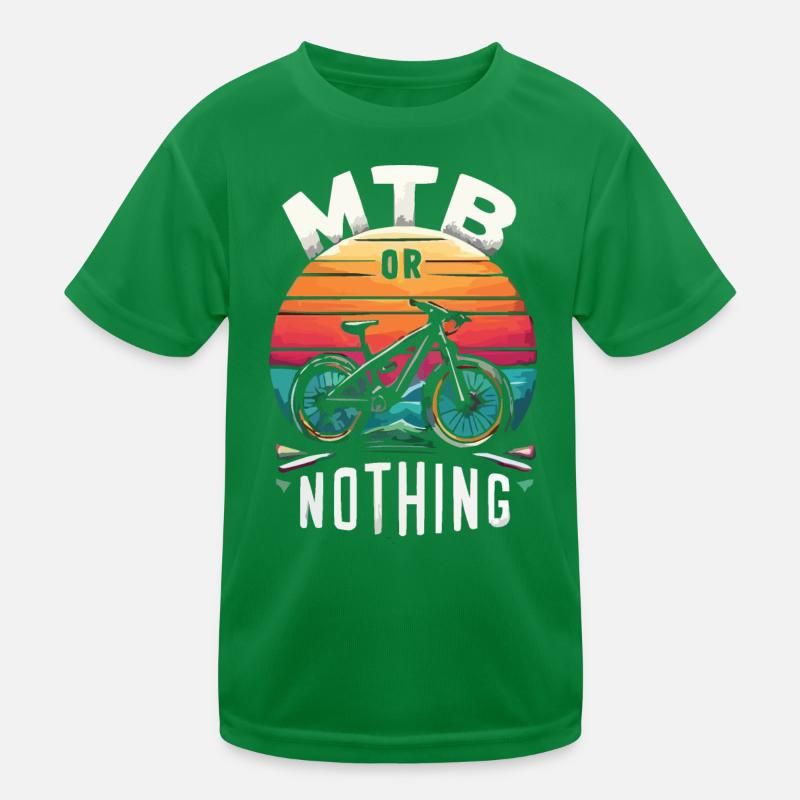 Conception de citation d’aventure en VTT T-shirt sport Enfant