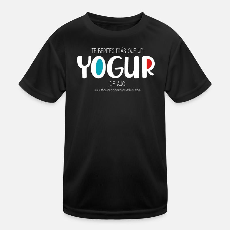 Garlic yogurt (dark) Kids Functional T-Shirt