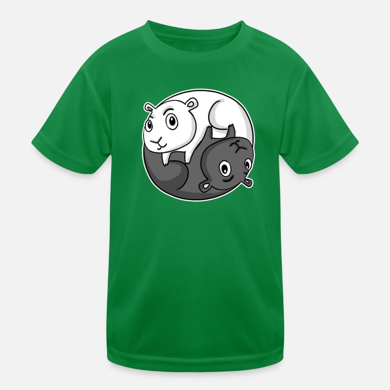 Yin Yang Guinea Pig Guinea Pig Kids Functional T-Shirt