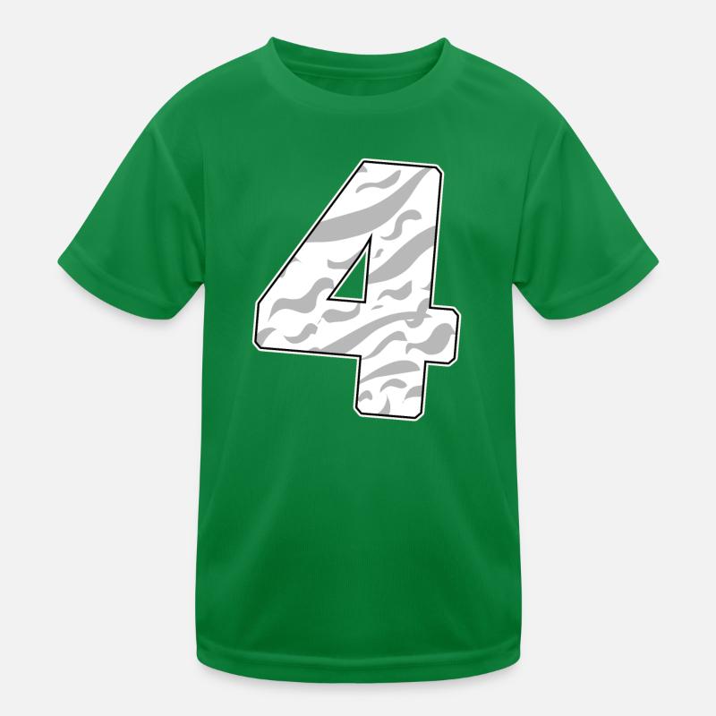 4 - Vier Kinder Funktions-T-Shirt