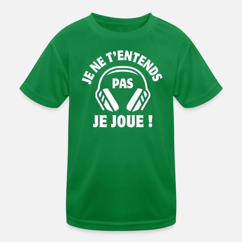 console de jeux, geek, gamer T-shirt sport Enfant