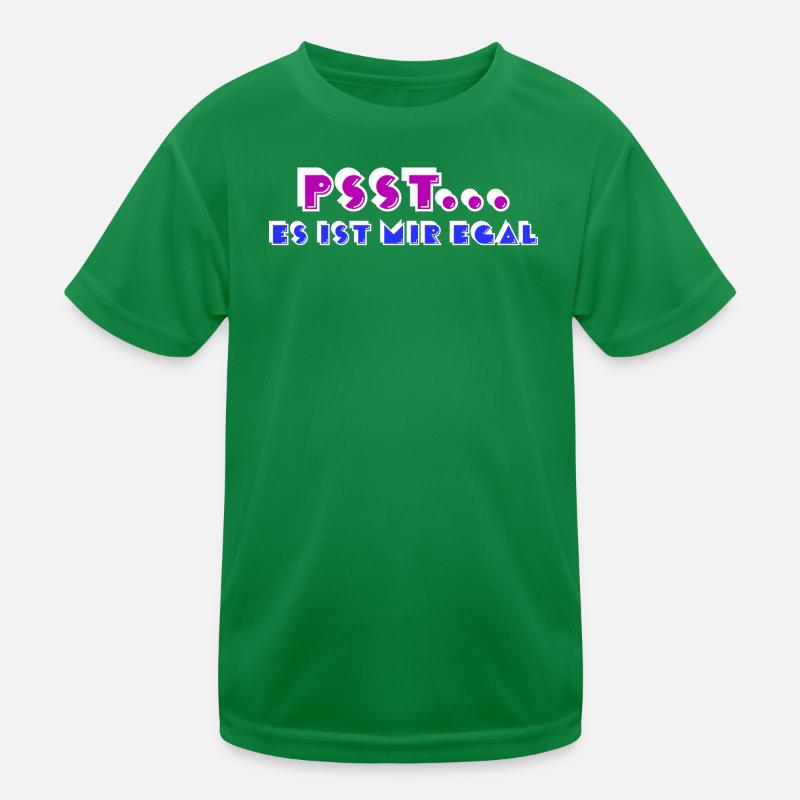 Ist Mir Wurscht Statement Haltung Relax Egal Kinder Funktions-T-Shirt