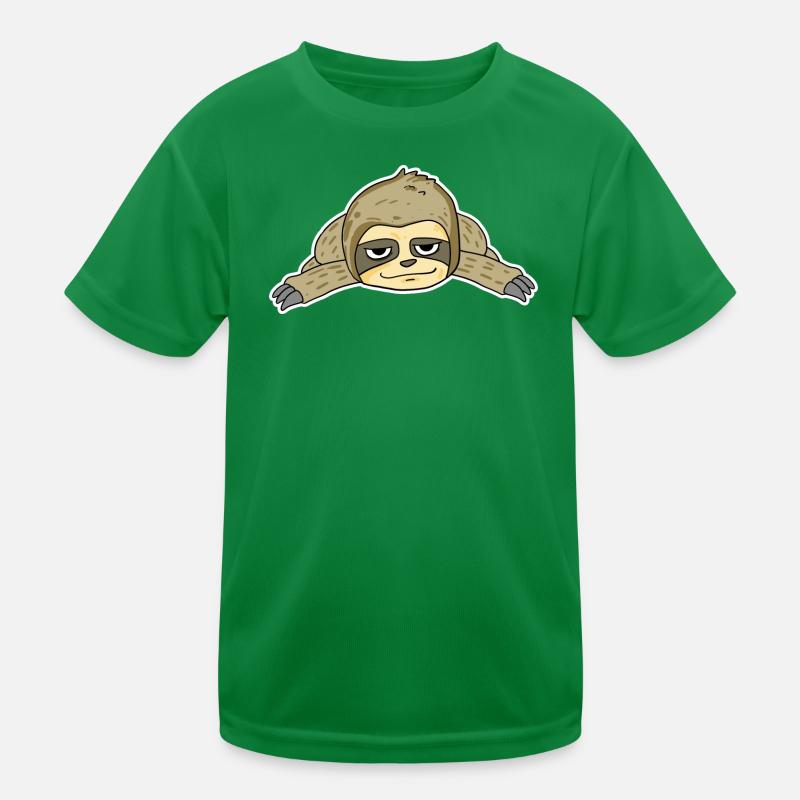 Faultier Kinder Funktions-T-Shirt