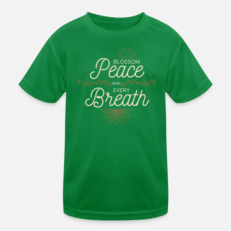 La paix à chaque souffle T-shirt sport Enfant