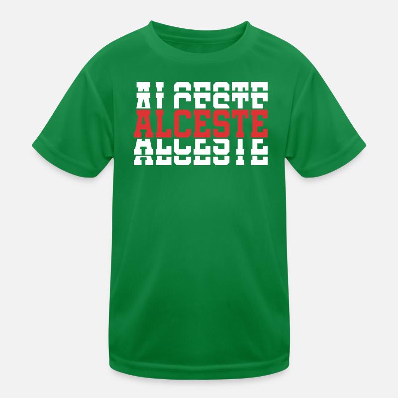 Alceste T-Shirt Geschenkidee gestapelter Text Kinder Funktions-T-Shirt