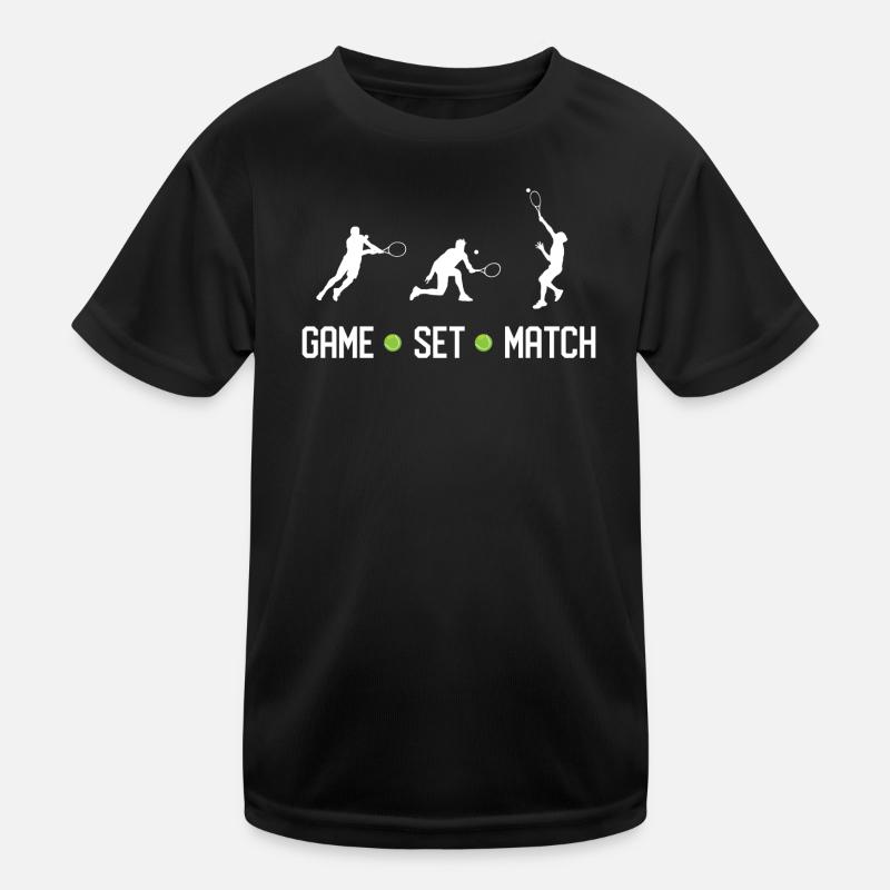 Tennis - Game Set Match Kids Functional T-Shirt