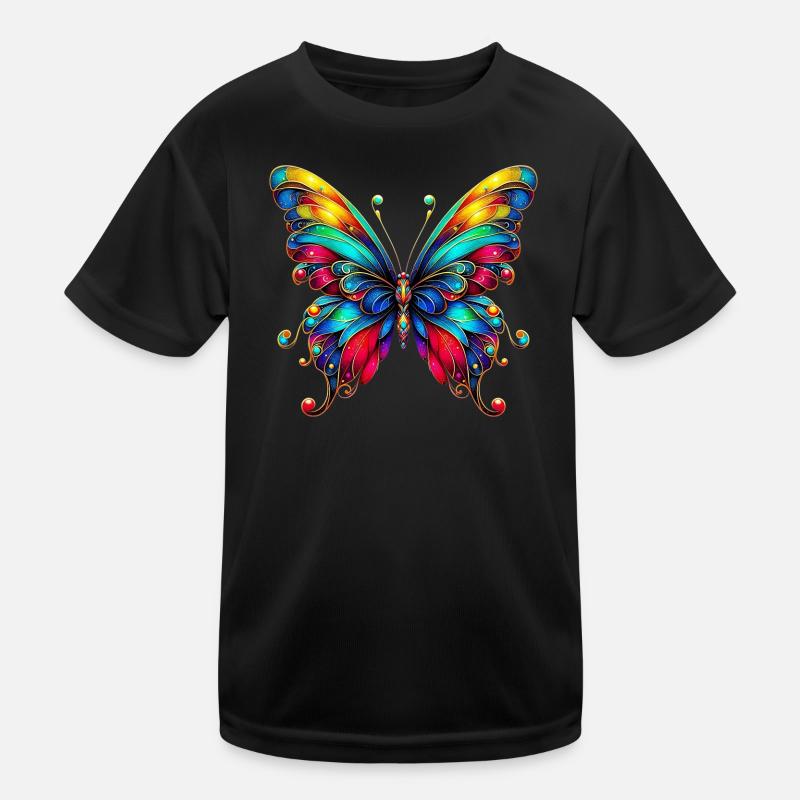 Schmetterling Kinder Funktions-T-Shirt