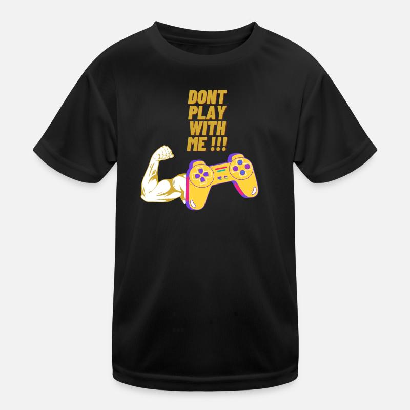 Game On 2 - Kinder Funktions-T-Shirt - Schwarz