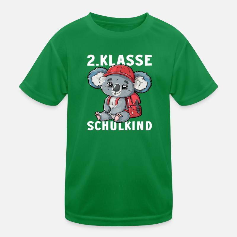 Koala 2 Klasse Koalabär Einschulung Zweitklässler Kinder Funktions-T-Shirt