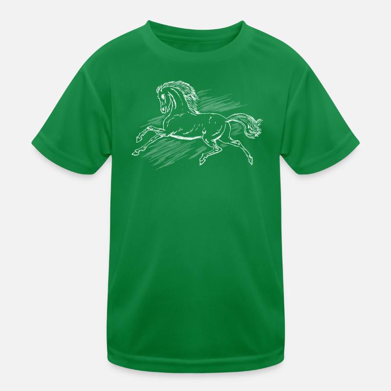 a great stallion Kids Functional T-Shirt