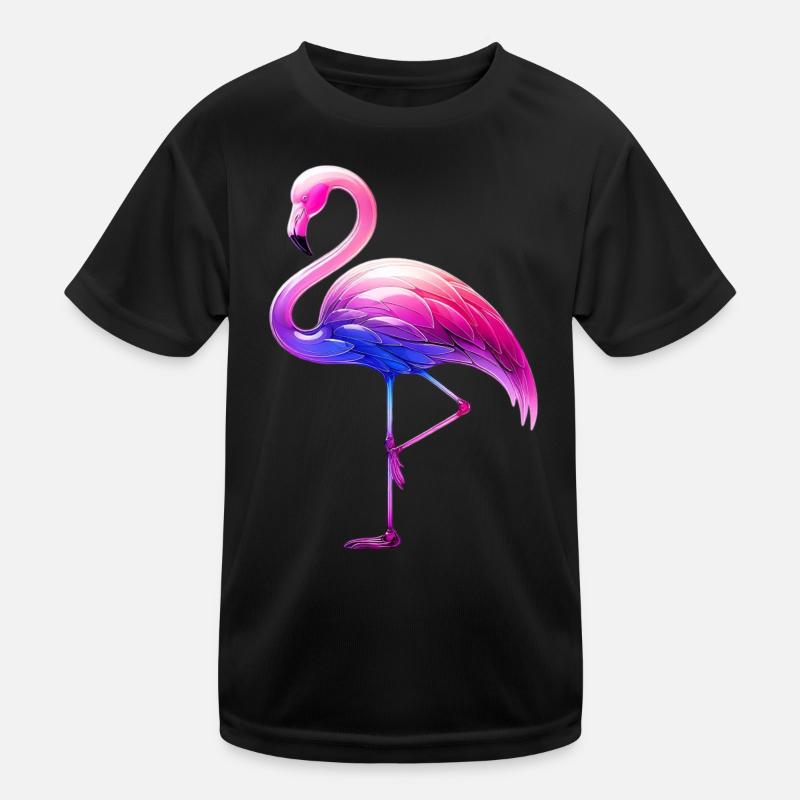 Rosa Flamingo Kinder Funktions-T-Shirt