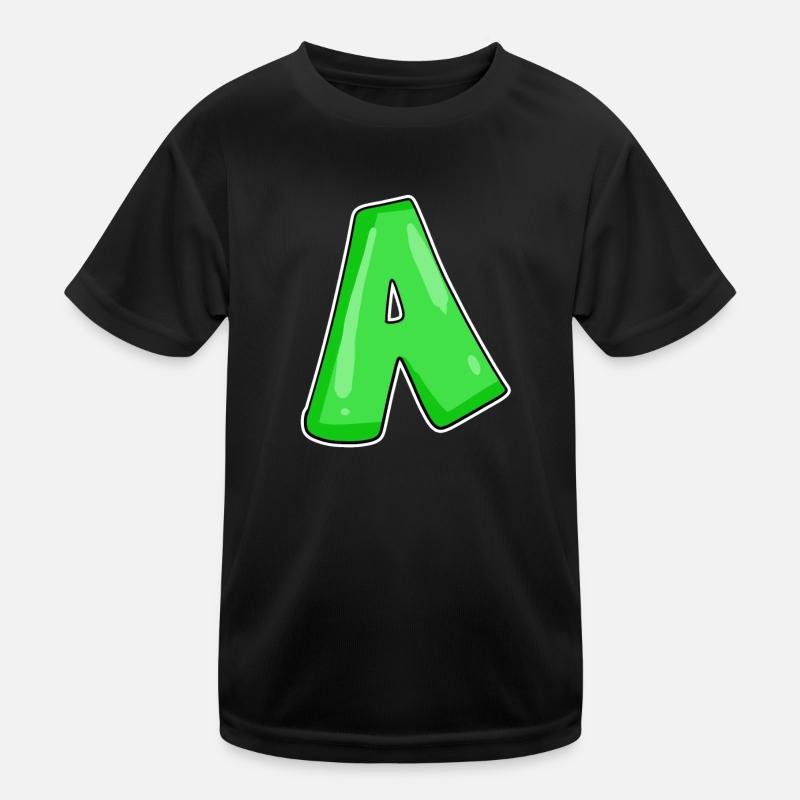 point A Initial point Kids Functional T-Shirt