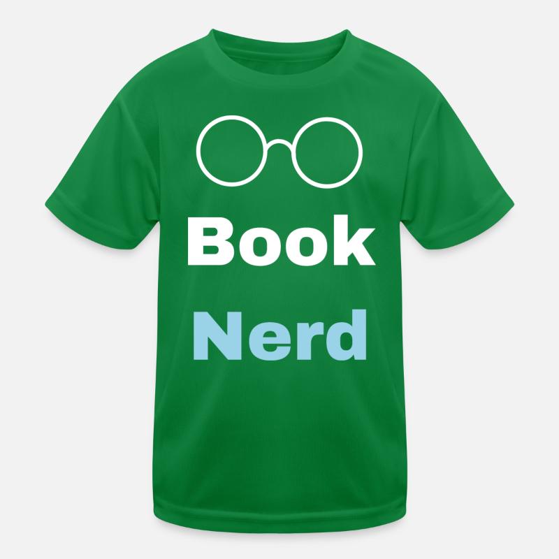Buch-Nerd Kinder Funktions-T-Shirt