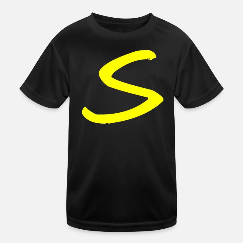 Buchstabe S Kinder Funktions-T-Shirt