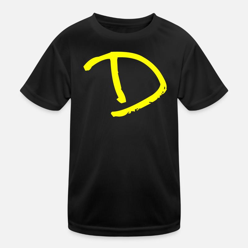 Buchstabe D Kinder Funktions-T-Shirt